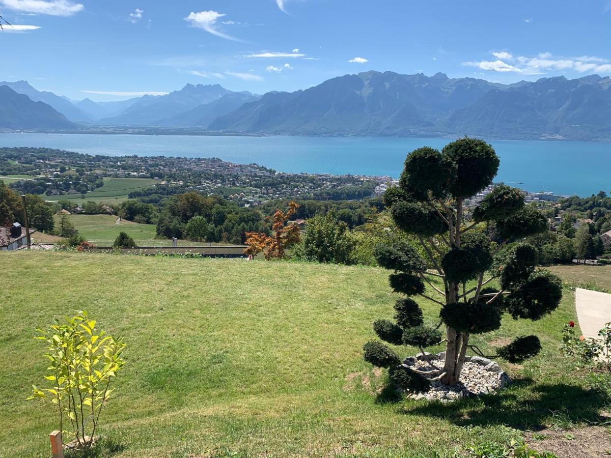 Appartement Moderne Avec Vue Panoramique A Jongny Proche De Montreux Exterior photo