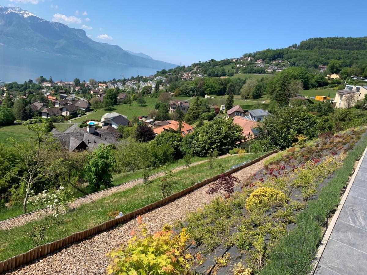 Appartement Moderne Avec Vue Panoramique A Jongny Proche De Montreux Exterior photo