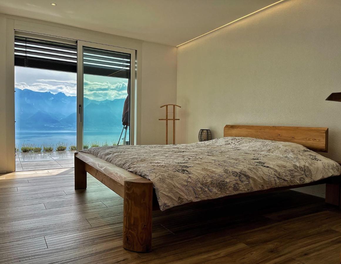 Appartement Moderne Avec Vue Panoramique A Jongny Proche De Montreux Exterior photo