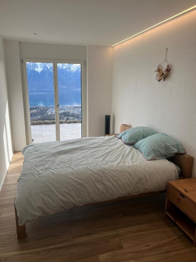 Appartement Moderne Avec Vue Panoramique A Jongny Proche De Montreux Exterior photo